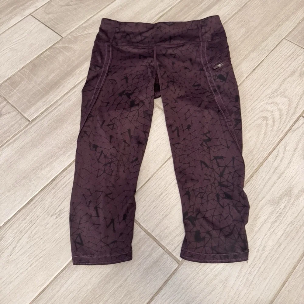 Lululemon Inspire‎ Tight II Mesh Full On Luxtreme Star Crushed Black Cherry Sz 4